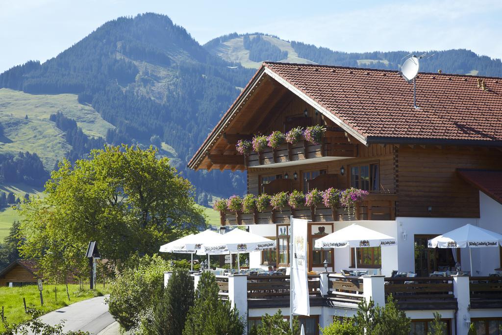 Hotel Garni Oberdorfer Stuben Obermaiselstein Buitenkant foto