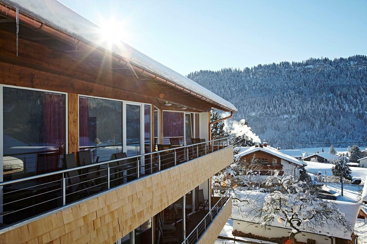 Hotel Garni Oberdorfer Stuben Obermaiselstein Buitenkant foto